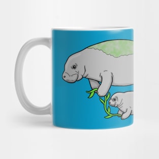 Manatee and Calf Mug